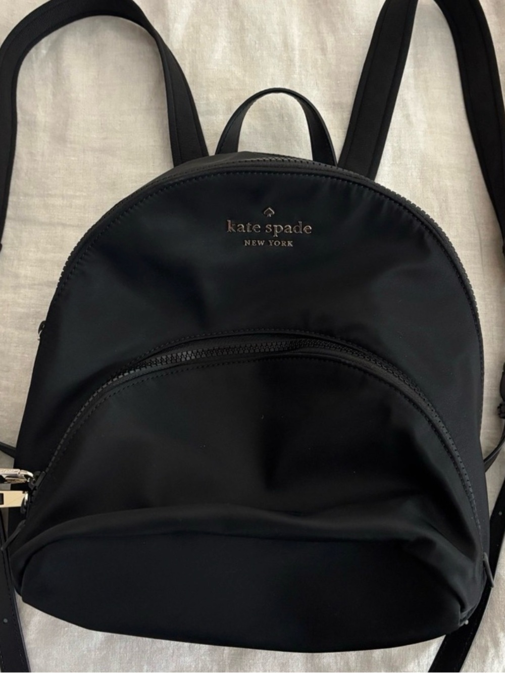 kate spade Black Nylon Medium Backpack